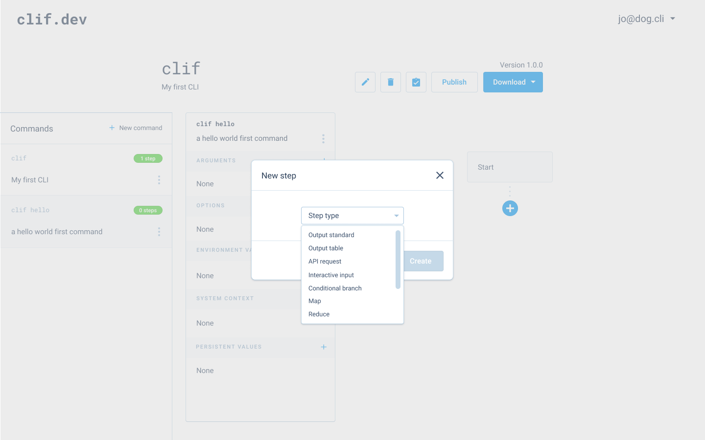 Add a new step to the command logic Add a new step to the command logic